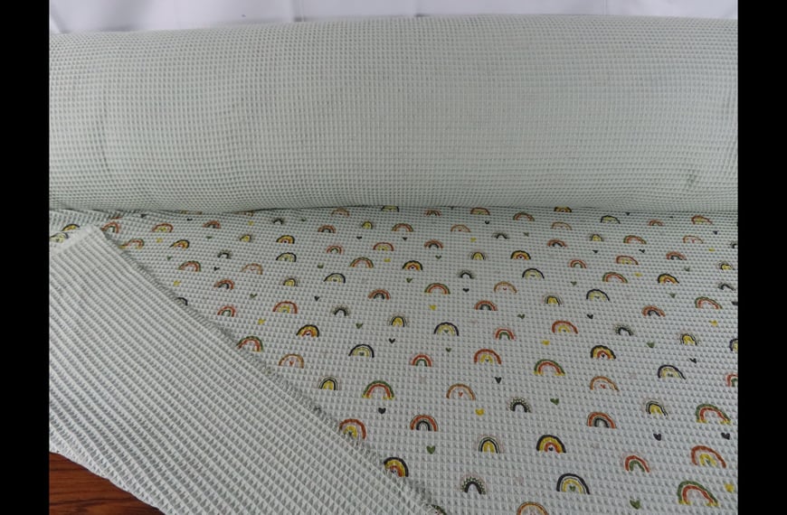 Pique Blanket Cotton Multi-Colored - 150cm