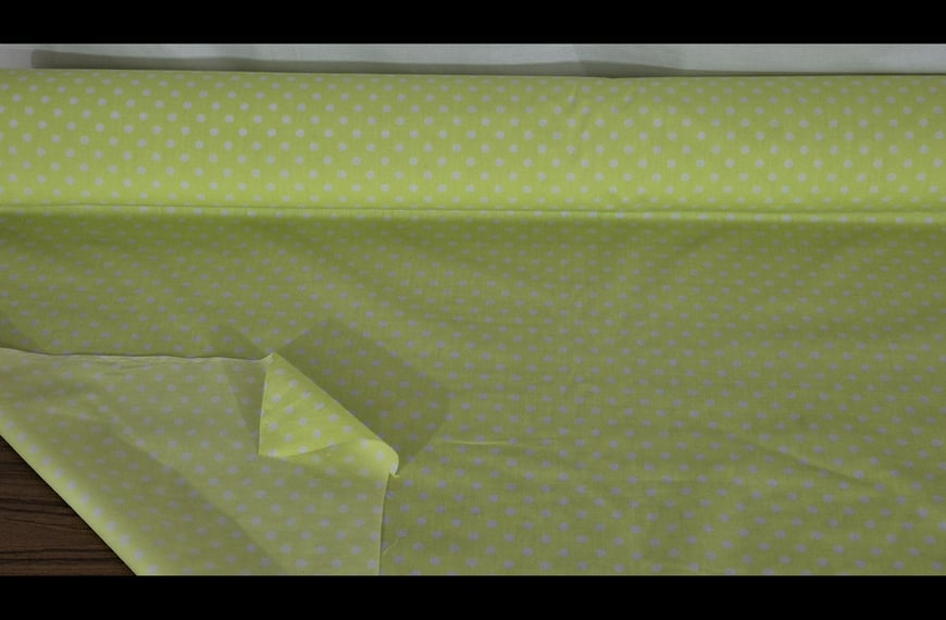 Poplin with Medium Polka Dots Cotton Polyester Multi-Colored - 115cm