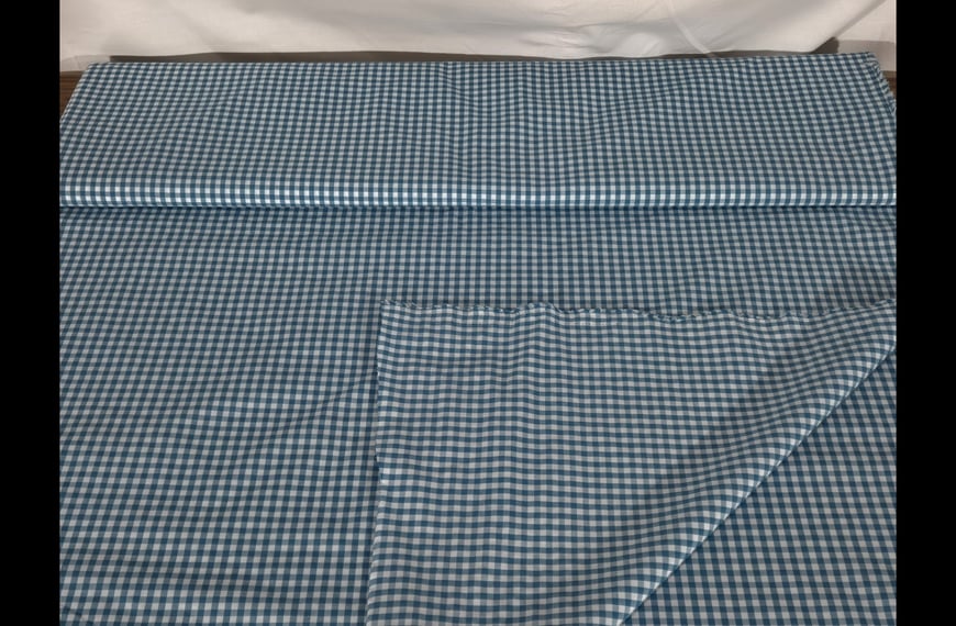 Poplin with Small Checkers Pattern Cotton Multi-Colored - 150cm