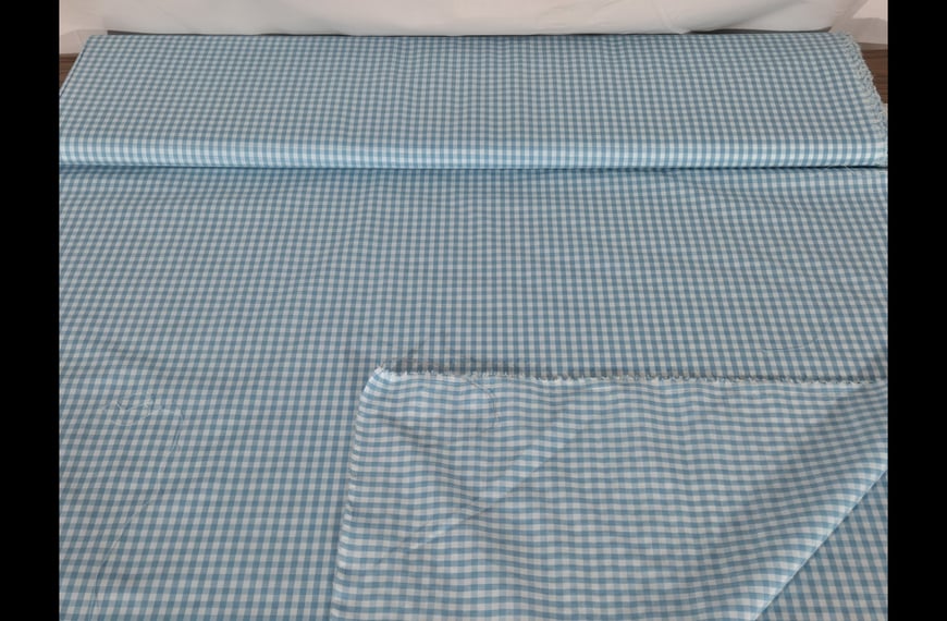 Poplin with Small Checkers Pattern Cotton Multi-Colored - 150cm