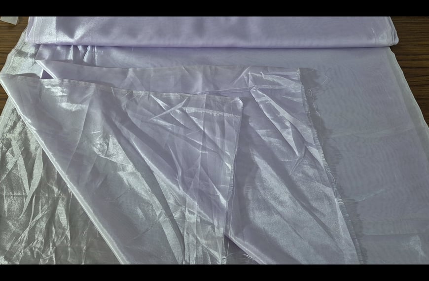 Curtain Voile Nylon Single-Colored - 300cm