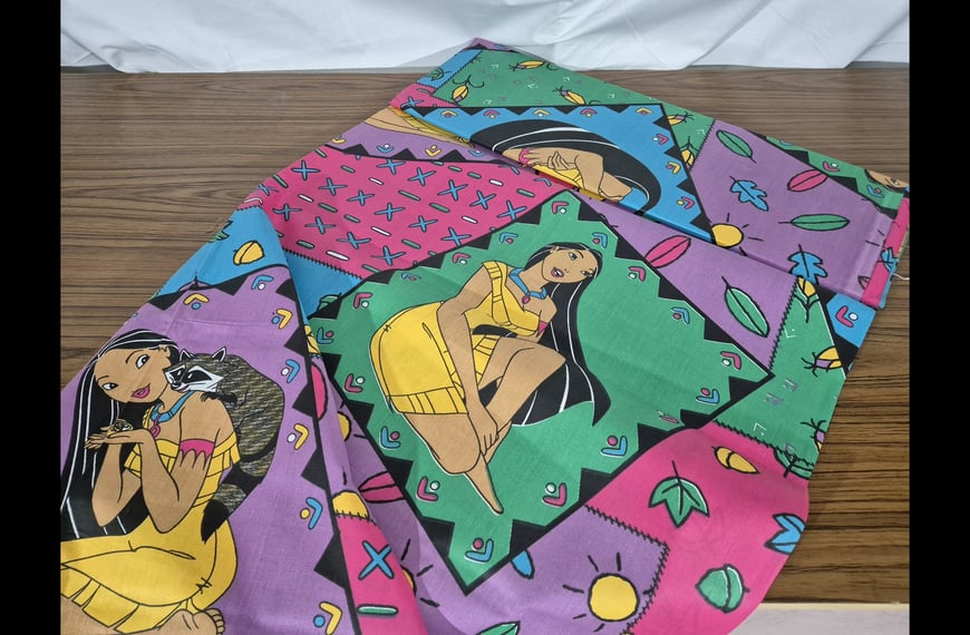 Chino Fabric Poca-Honda for Kids Cotton Polyester Multi-Colored - 240cm