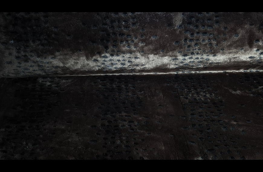 Fur Tiger with Black Sparse Dots Polyester Multi-Colored - 150cm