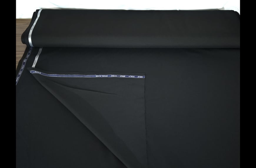 Gabardine Fresh from India Cotton Polyester Single-Colored - 150cm