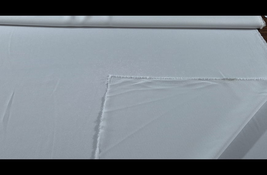 Crepe Gabardine like very Thin Diagonal Polyester Single-Colored - 150cm