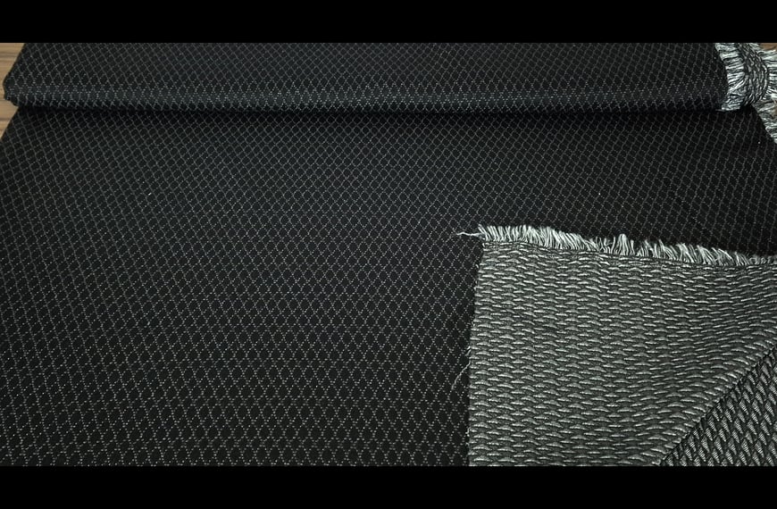 Brocade with Embossed Abnormal Design Polyester Viscose Elast Multi-Colored - 130cm