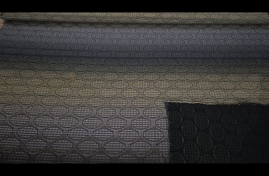 Brocade with Metallic Base Polyester Wool Cotton Multi-Colored - 150cm