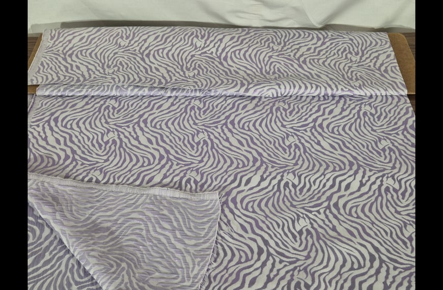 Jacquard Metallic like Zebra Polyester Metallic Multi-Colored - 140cm