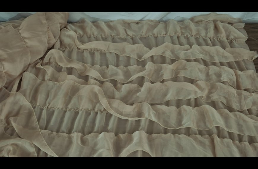 Muslin with Voile Polyester Single-Colored - 150cm