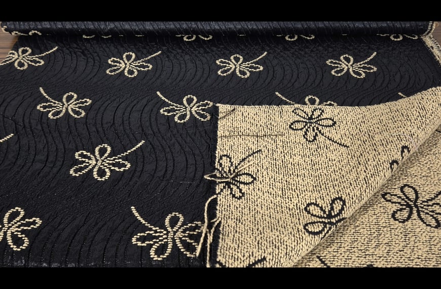 Brocade with Metallic Chenille and Daisy Pattern Cotton Polyester Multi-Colored - 150cm