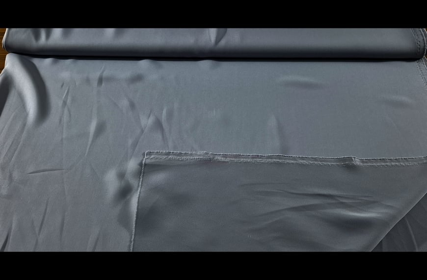 Gabardine in Crepe Diagoanl Polyester Elastic Single-Colored - 150cm