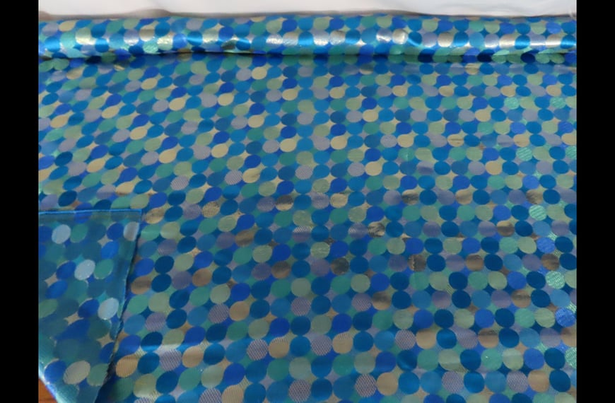 Brocade Circles Pattern Polyester Multi-Colored-150cm Brocade Circles Pattern Polyester Multi-Colored-150cm