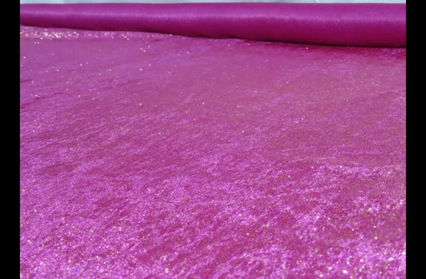 Velour Crush Strass Polyester Single-Colored-150cm Velour Crush Strass Polyester Single-Colored-150cm