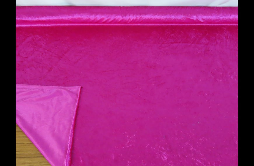 Velour Crush Polyester Single-Colored-150cm