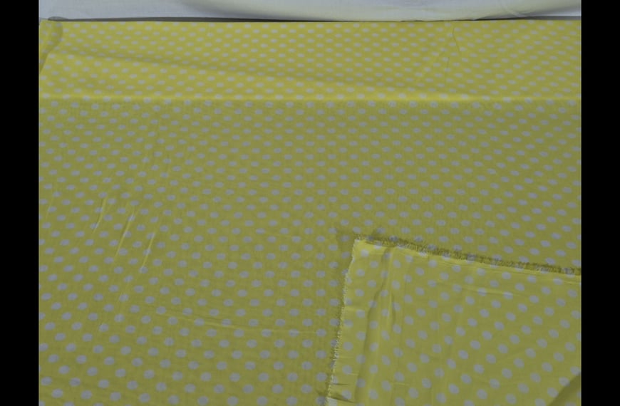 Muslin with Medium Polka Dots Polyester Multi-Colored - 150cm