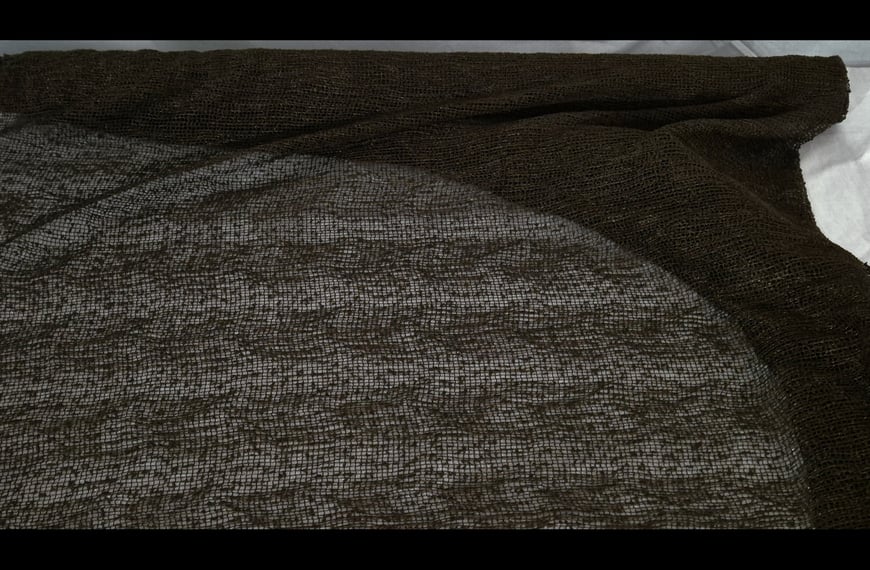 Mesh Elastic with Squares Small in Combs Acetat Single-Colored - 150cm