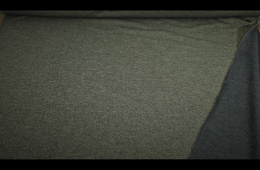 Knitted Foil Polyester Viscose Elastin Single-Colored - 150cm