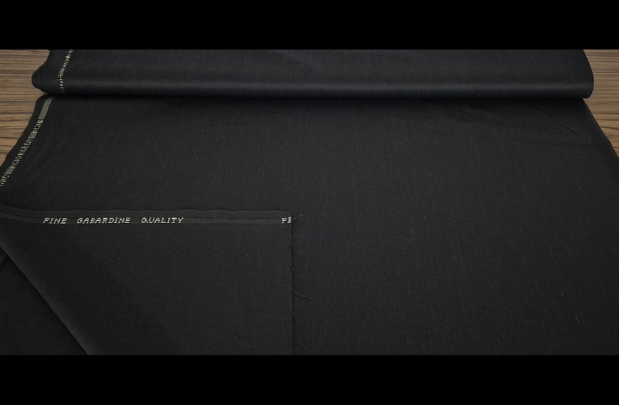 Gabardine Elastic Polyester Cotton Single-Colored - 150cm