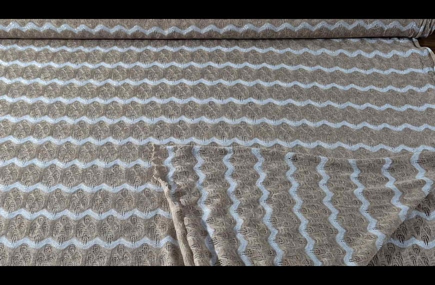 Lace with Thin Missoni Polyester Acetat Lurex Elast Multi-Colored - 150cm