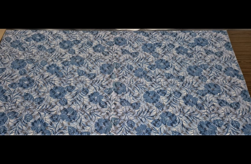 Lace with Flower Polyester Elastan Single-Colored-140cm