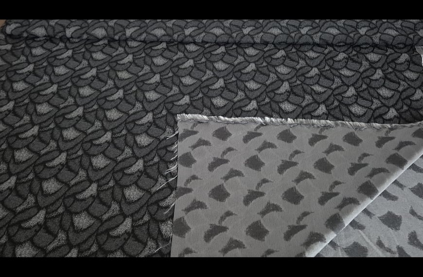 Jacquard with Ubnormal Designs Viscose Polyester Multi-Colored - 150cm