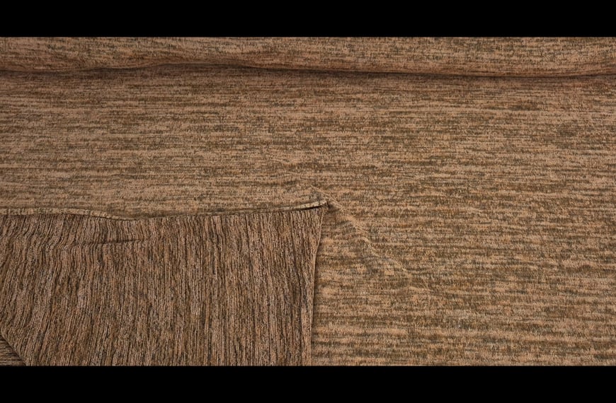 Melange Knit Polyester Viscose Single-Colored - 145cm