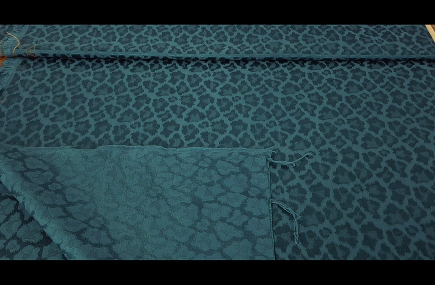 Brocade Leopard Polyester Acetate Multi-Colored - 150cm