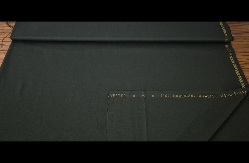 Gabardine Elastic Polyester Cotton Single-Colored - 150cm