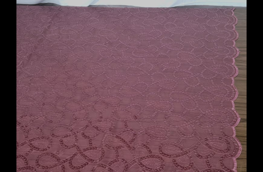 Solid Color Polyester Lace with Sequin Embroidery-150cm