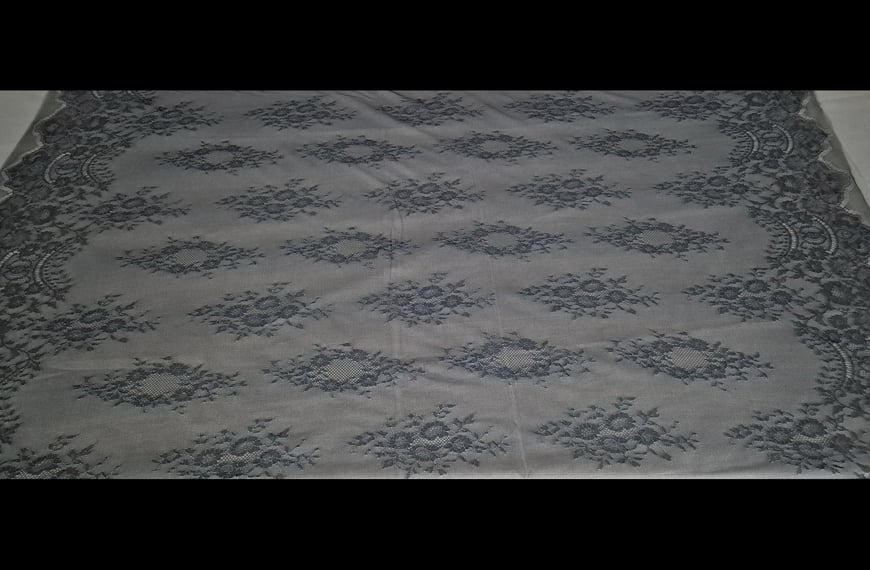 Lace from France with Branch Polyester Acetat Single-Colored - 130cm