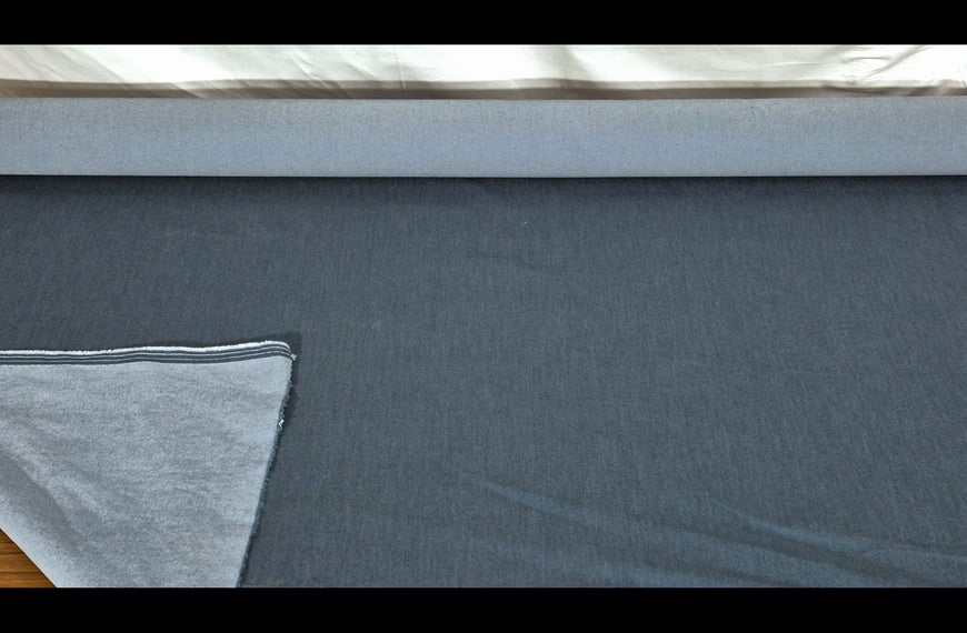 Denim Elastic Polyester Cotton Single-Colored - 150cm