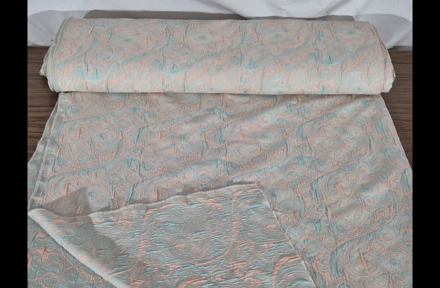 Brocade with Paislies Polyester Multi-Colored - 130cm