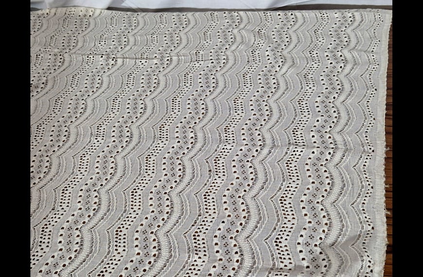  Lace with Scallops & Strass Polyester Single-Colored - 150cm