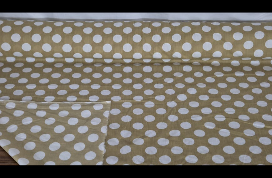 Poplin with Polka Dots of size like a 2  Cotton Polyester Multi-Colored - 115cm