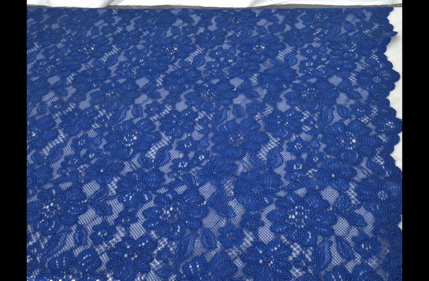 Lace Corded Cotton Polyester Single-Colored - 150cm Lace Corded Cotton Polyester Single-Colored - 150cm