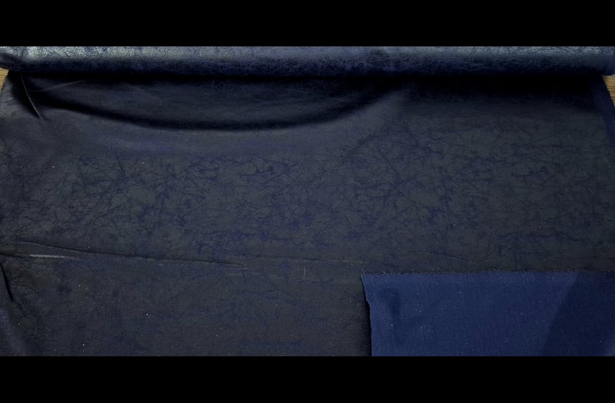 Punto with Vinyl & Water Patterns Polyester Viscose Elast Single-Colored - 150cm