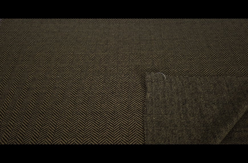 Knitted Herringbone Polyester Single-Colored - 150cm