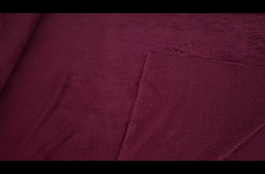 Fur Shaved from Italy Elastic Polyester Single-Colored - 150cm