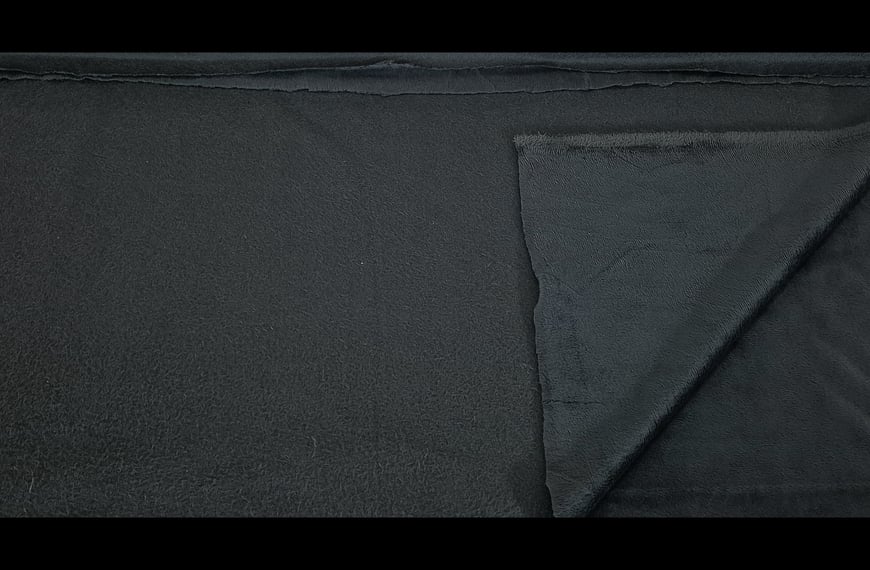 Fur Shaved from Italy Elastic Polyester Single-Colored - 150cm