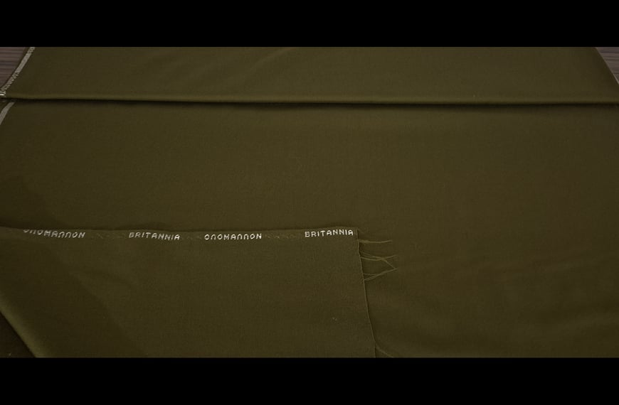 Gabardine Elastic Wool Polyester Single-Colored - 150cm