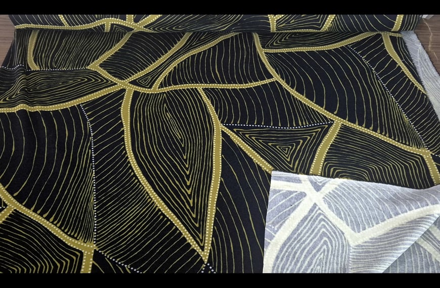 Jersey Punto with Abnormal Line Designs Polyester Acetat Elast Multi-Colored - 150cm