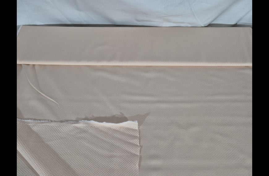 Pique Satin Elastic Polyester Single-Colored - 150cm
