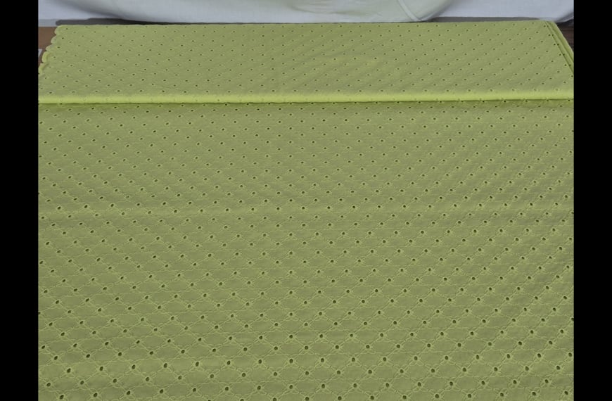 Batiste with Knitted Designs & Crosses Cotton Single-Colored - 140cm