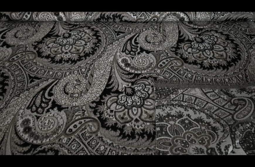 Brocade with Paislies Viscose Polyester Multi-Colored - 150cm