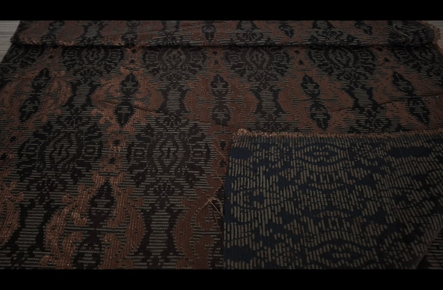 Brocade with Ecai Patterns Polyester Wool Multi-Colored - 150cm