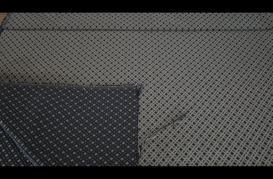 Brocade with Squares Polyester Multi-Colored - 150cm