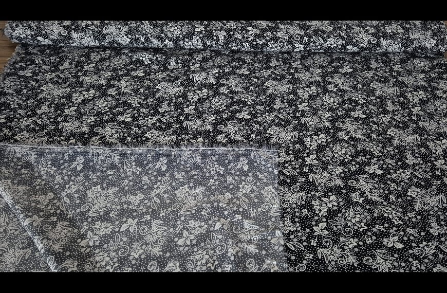 Moroccan with Small Flowers Polyester Multi-Colored - 150cm