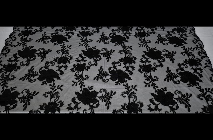 Lace Corded Polyester Single-Colored - 1cm