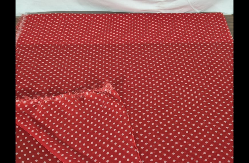 Muslin with Small Polka Dots Polyester Multi-Colored - 150cm