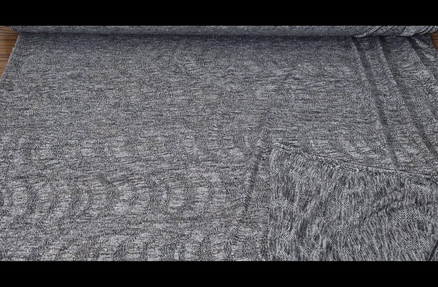 Jersey Metallic with Golden Foil Polyester Single-Colored - 150cm